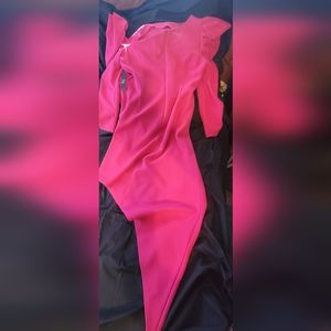 Sexy Hot Pink Evening Dress
